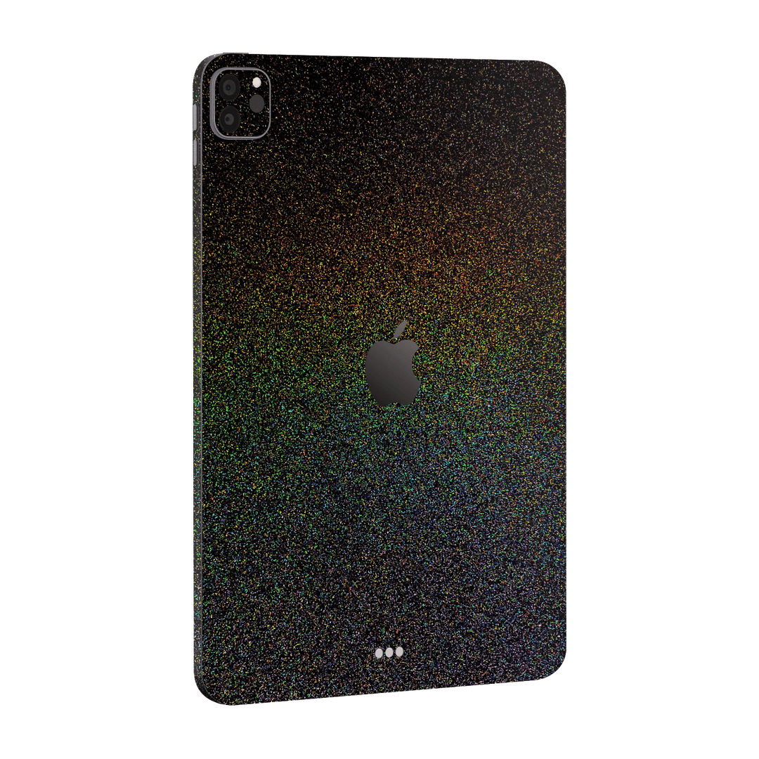 iPad PRO 12.9" (2020) GALAXY Galactic Black Milky Way Rainbow Sparkling Metallic Gloss Finish Skin Wrap Sticker Decal Cover Protector by EasySkinz | EasySkinz.com