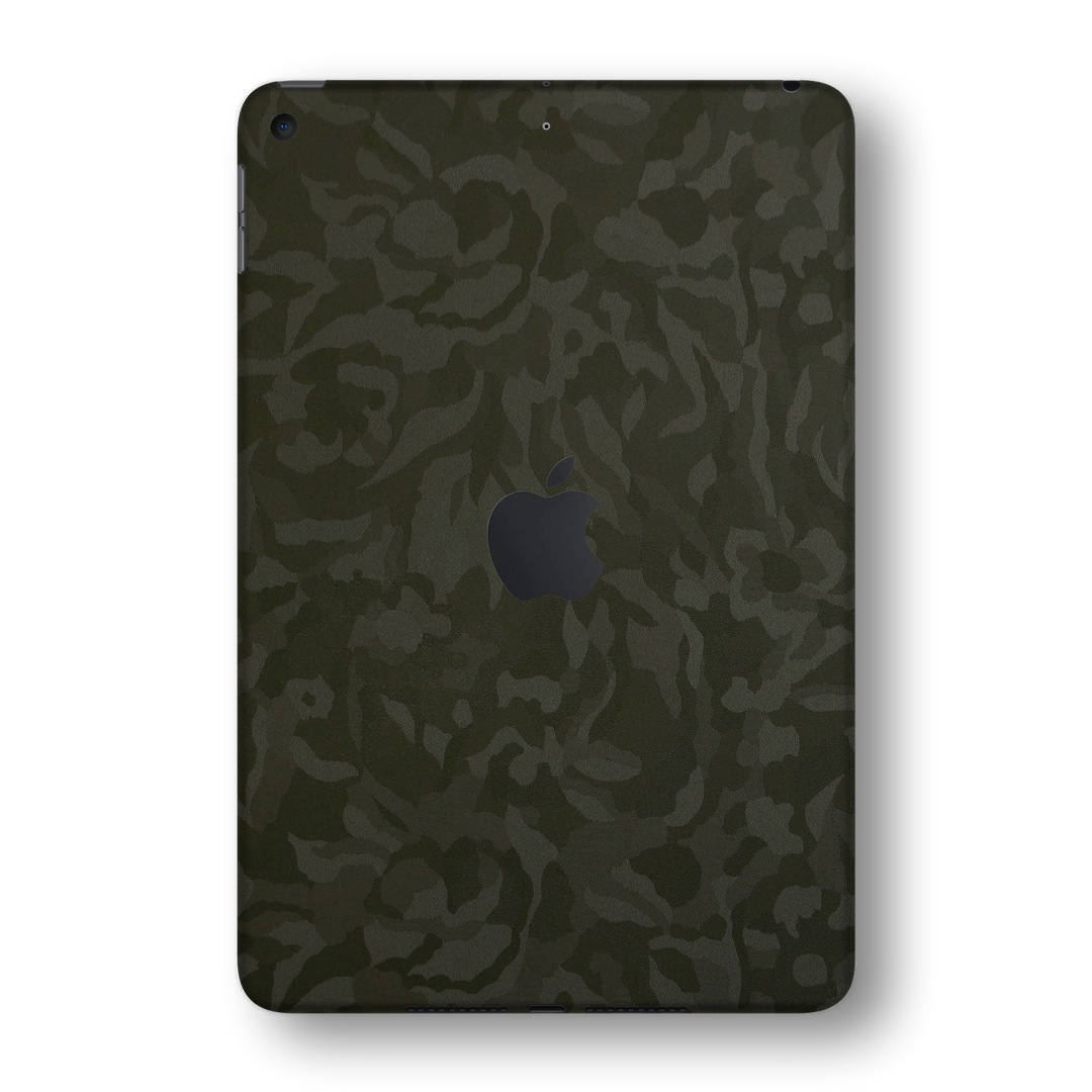 iPad MINI 5 (5th Generation 2019) Green Camo Camouflage 3D Textured Skin Wrap Sticker Decal Cover Protector by EasySkinz