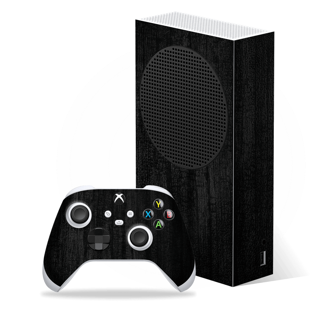 XBOX Series S (2020) Luxuria Black Charcoal 3D Textured Skin Wrap Decal Cover Protector by EasySkinz | EasySkinz.com
